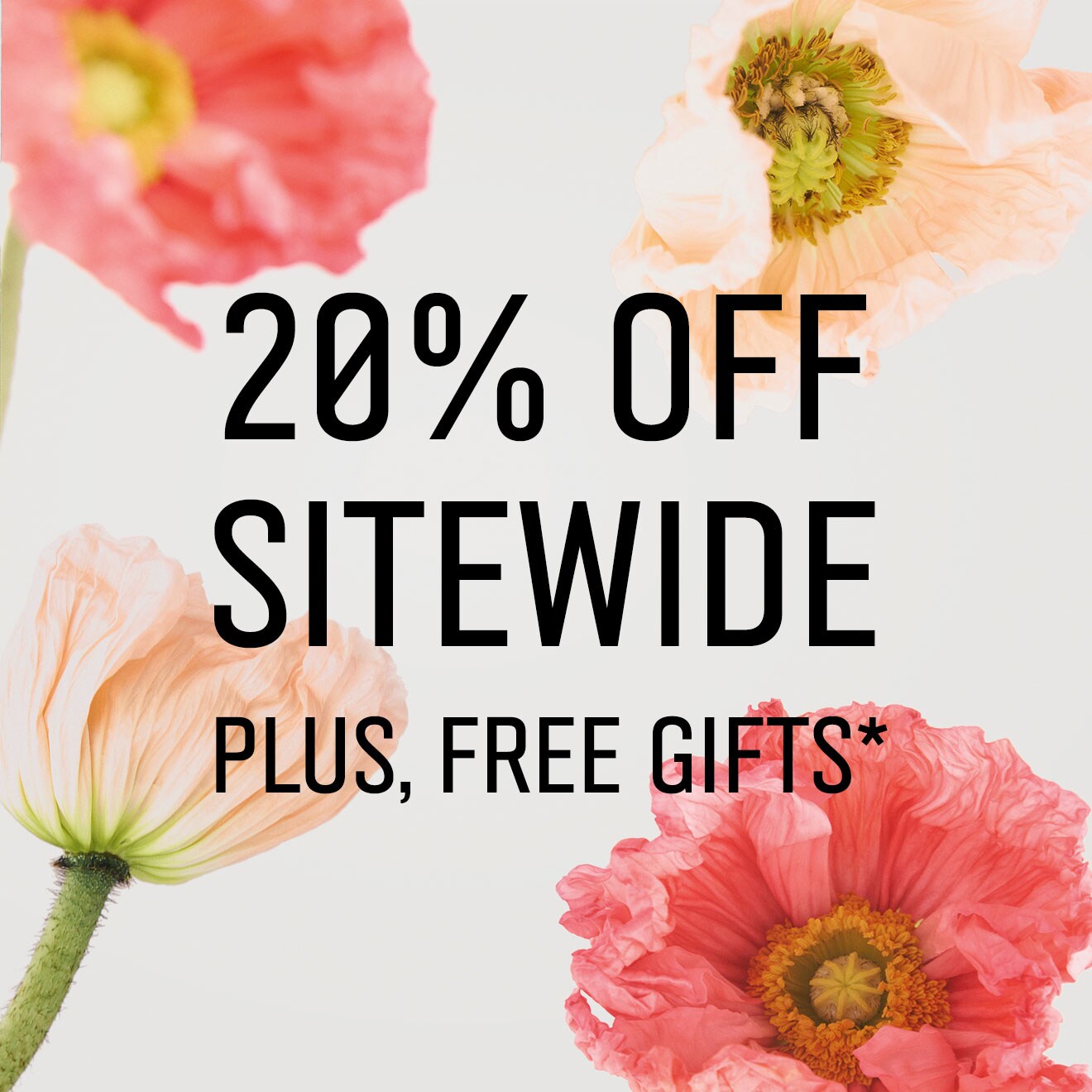 20% OFF SITEWIDE + FREE GIFTS