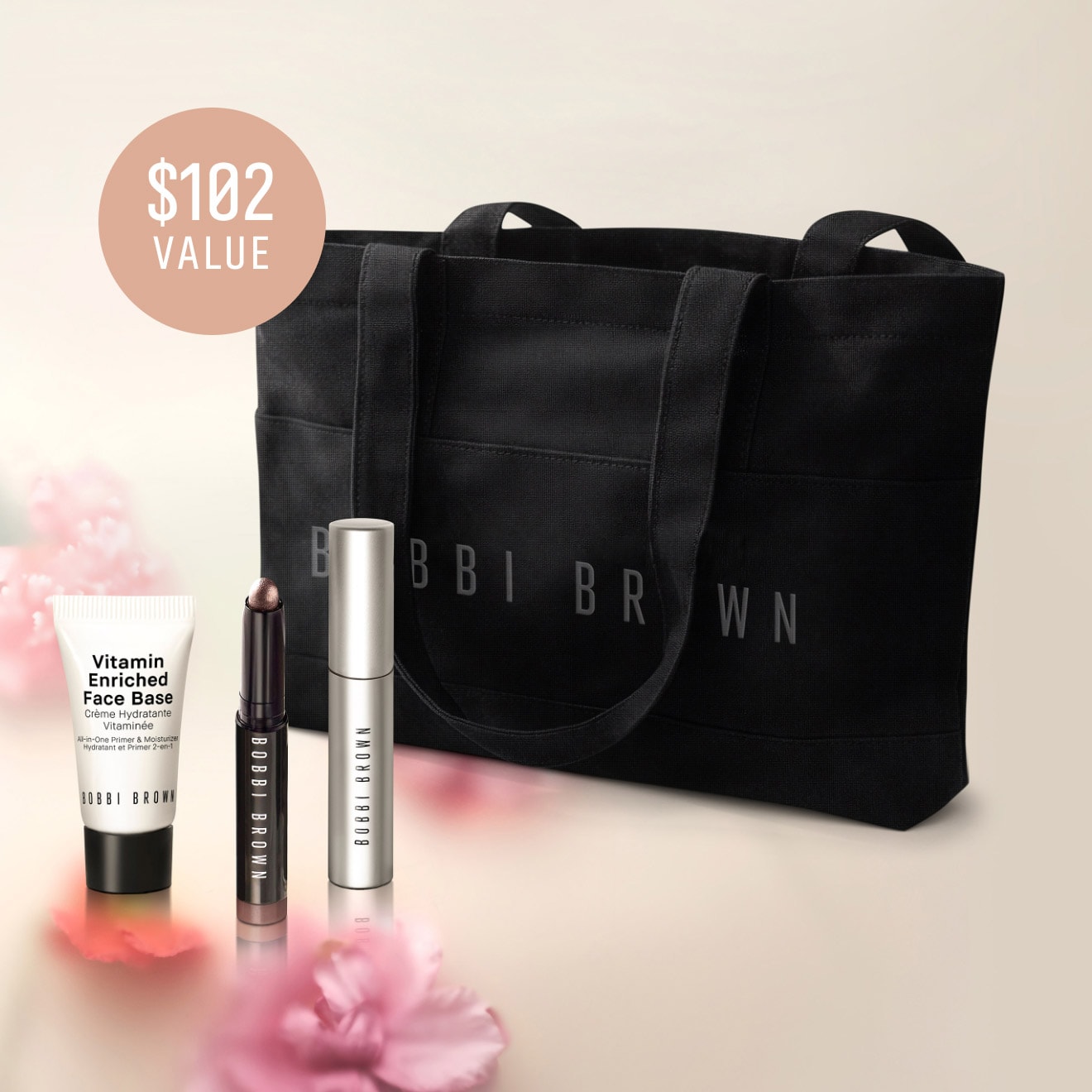 FREE 3-PIECE GIFT + BOBBI BROWN TOTE BAG