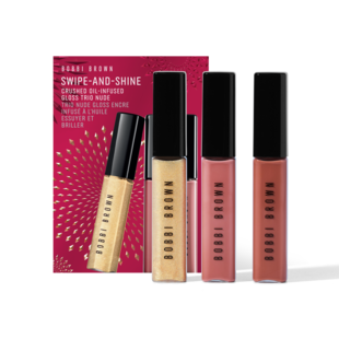 Swipe-and-Shine Crushed Oil-Infused Gloss Trio<br><p style="color:#FF0000">($141 VALUE)<br><p/>