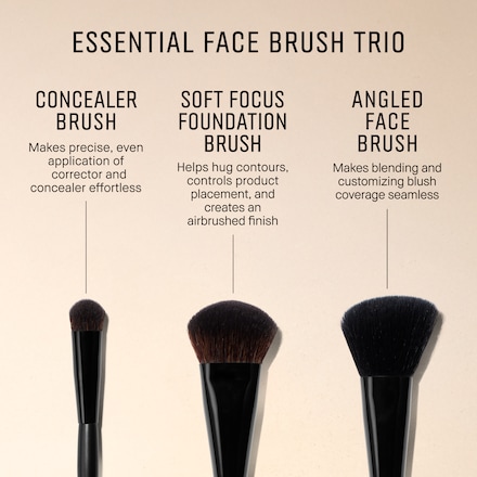 Essential Face Brush Trio