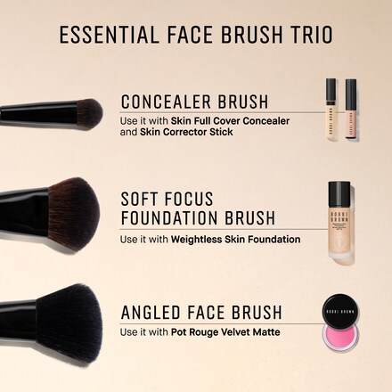 Essential Face Brush Trio